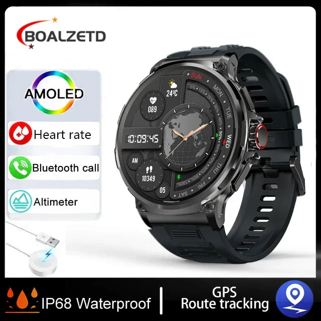 GPS Smart Watch for Men - 1.85" Ultra HD AMOLED