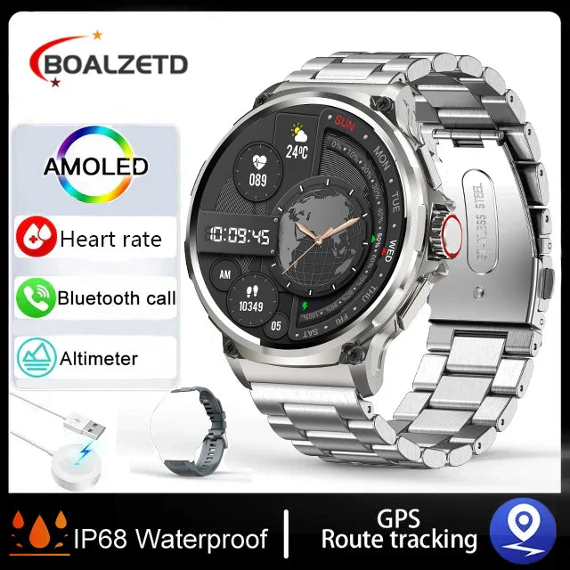 GPS Smart Watch for Men - 1.85" Ultra HD AMOLED