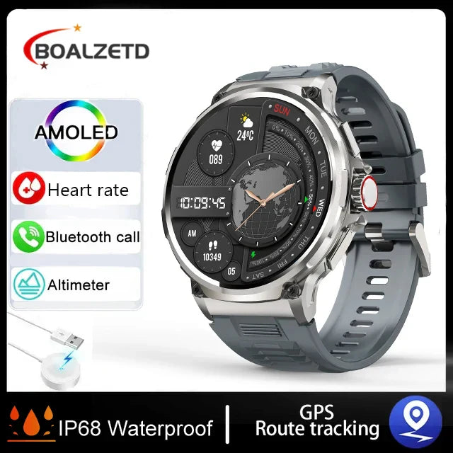 GPS Smart Watch for Men - 1.85" Ultra HD AMOLED