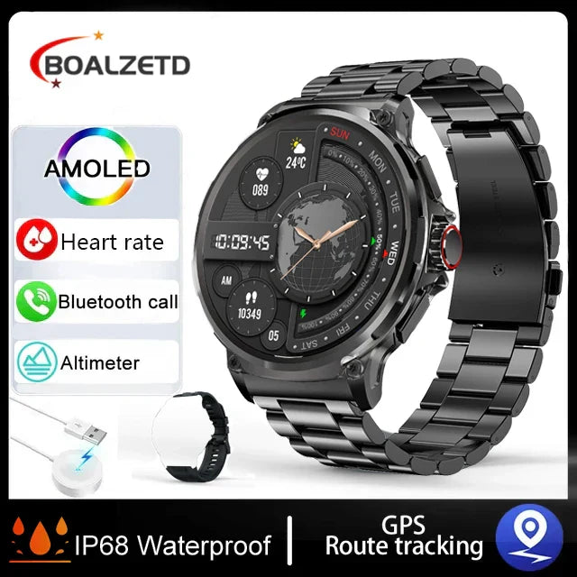 GPS Smart Watch for Men - 1.85" Ultra HD AMOLED